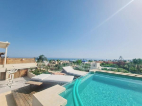 full sea view with pool hacienda red